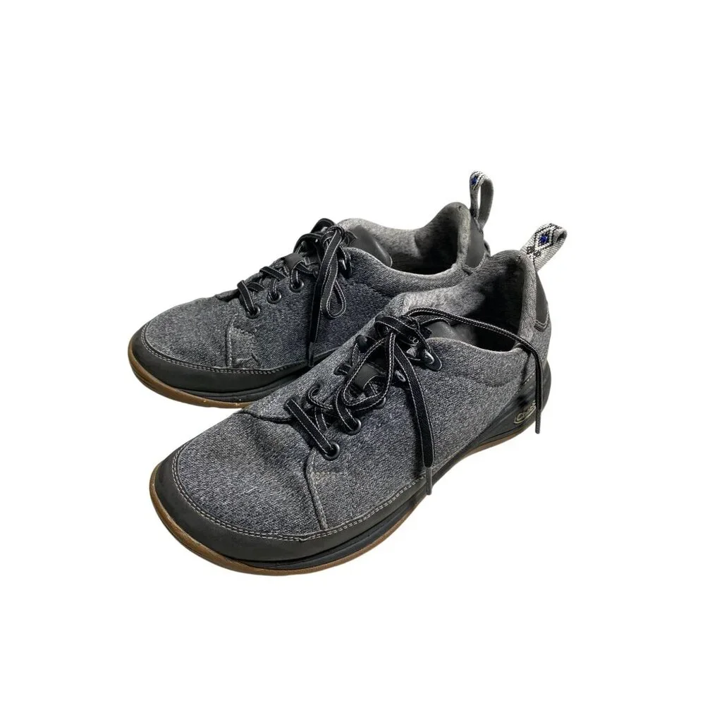 Chaco Kanarra 2.0 Sneakers Shoes Women Size 7 Gray Lace Up Hiking Camping‎